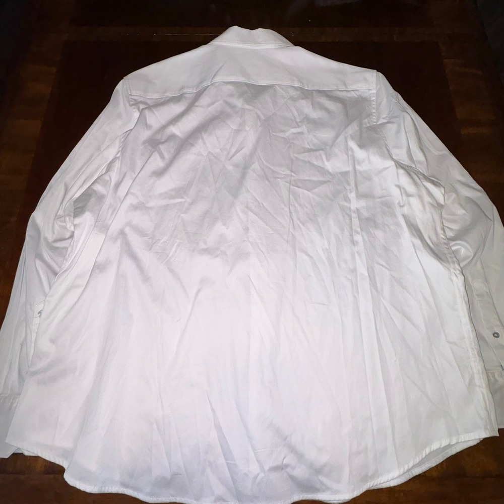 Robert Graham White Button Down Shirt 4XL Classic Fit Flip‎ Cuff NWT - Picture 4 of 5
